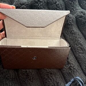 Gucci Chocolate Brown Glass case
